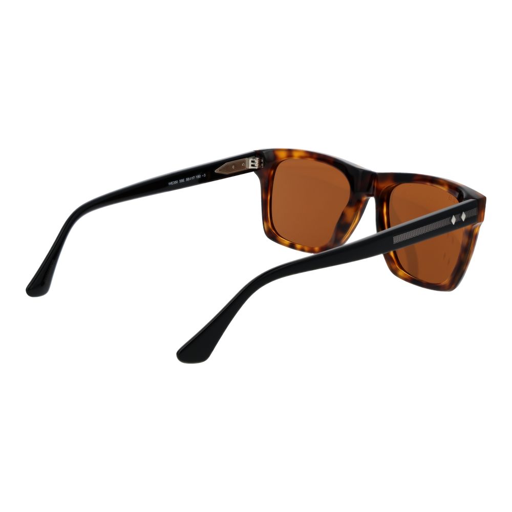 Web Brown Acetate Men's Sunglasses