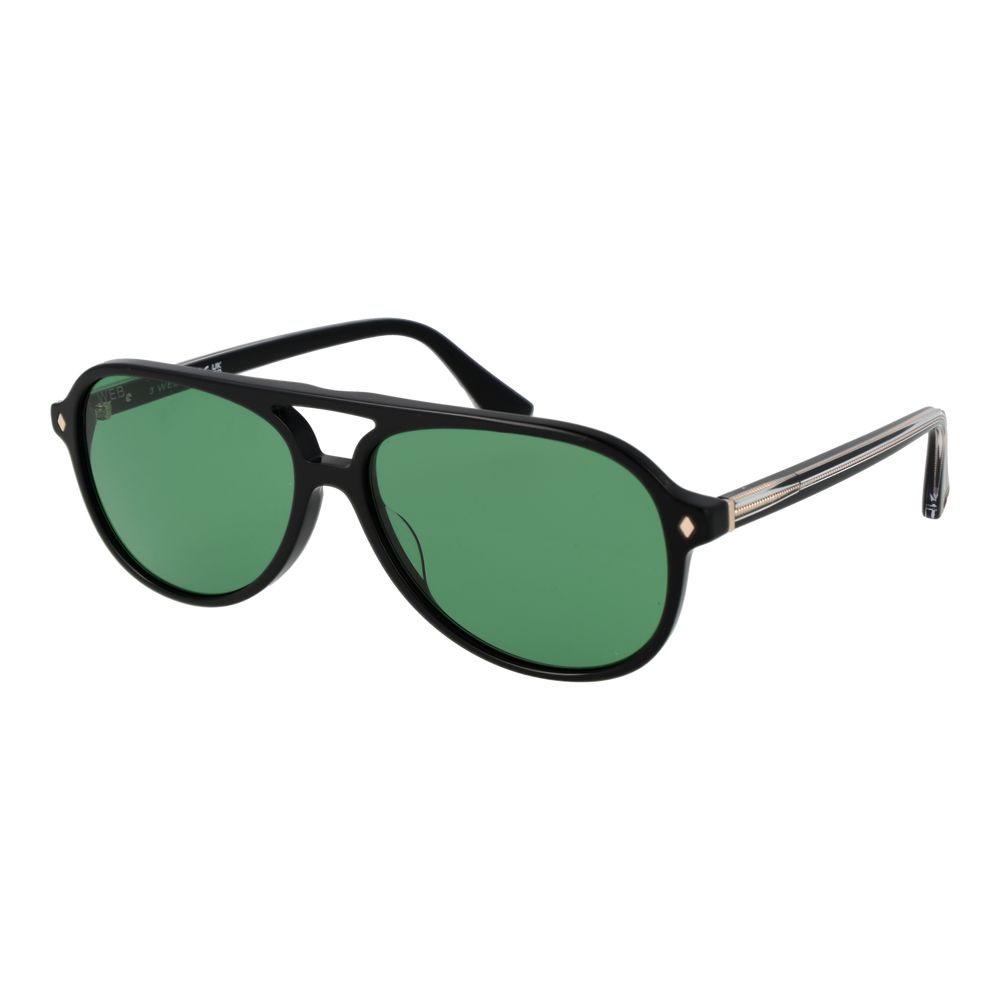 Web Black Acetate Men's Sunglasses