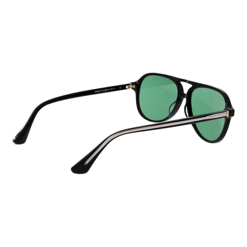 Web Black Acetate Men's Sunglasses