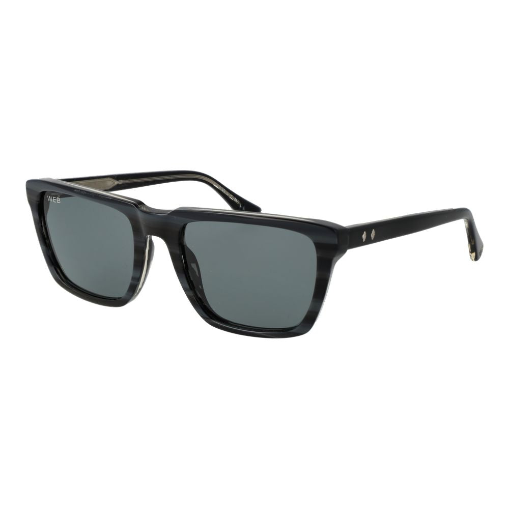Web Gray Acetate Men's Sunglasses