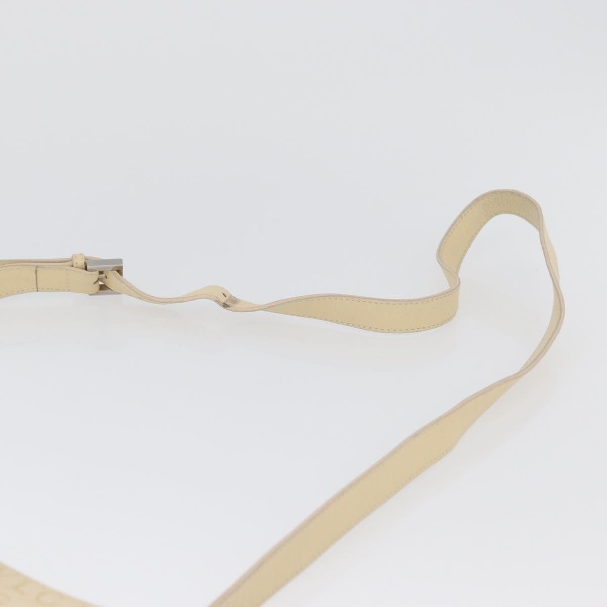 Bvlgari Logomania Canvas With Leather Beige Canvas Shoulder Bag Bag (Pre-Owned)
