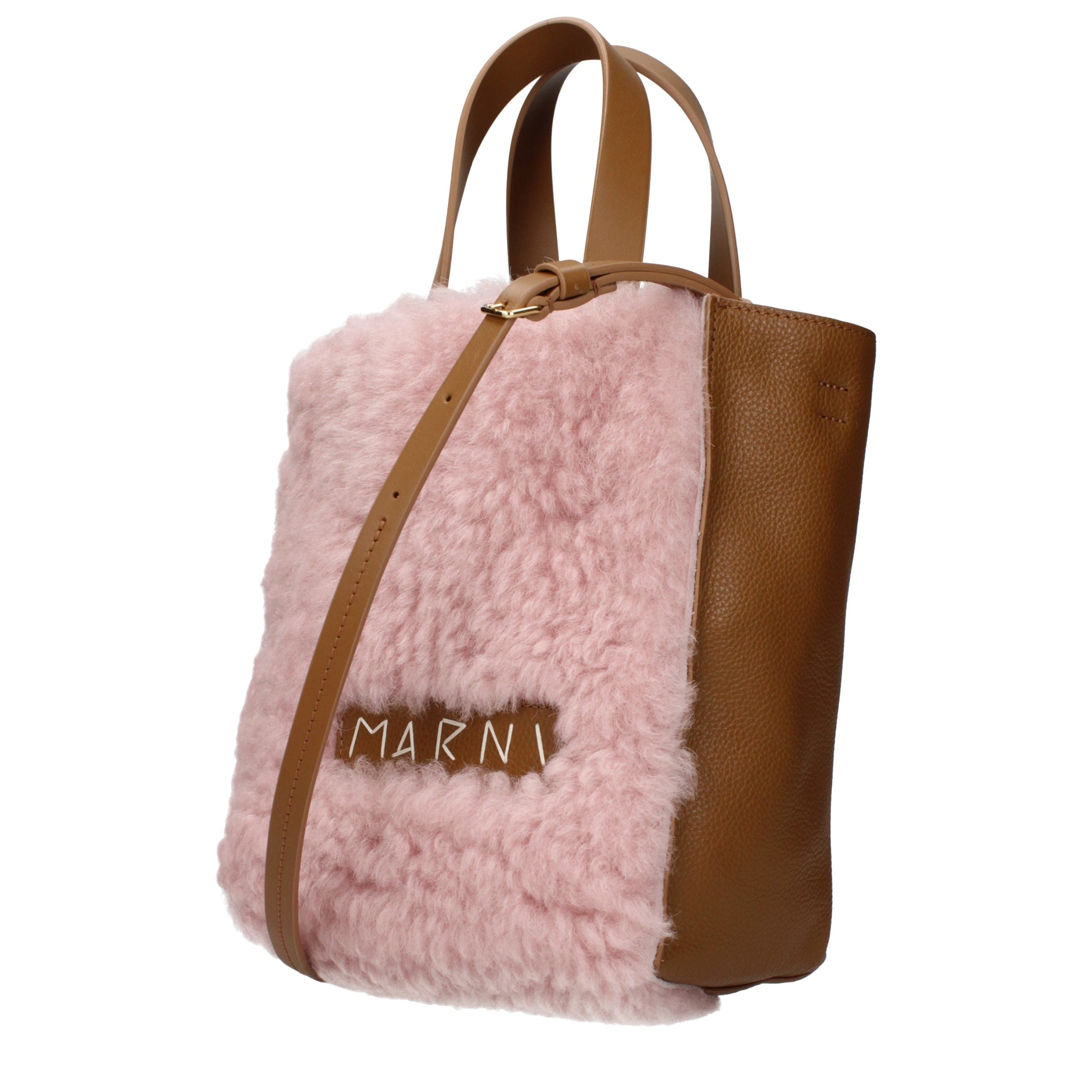 Marni Pink Leather Women's Handbag