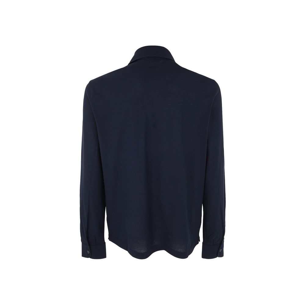 Herno Blue Cotton Polo Men's Shirt