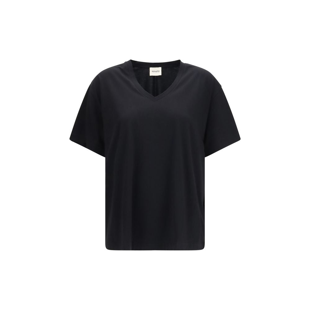 Khaite Black Cotton Women's T-Shirt