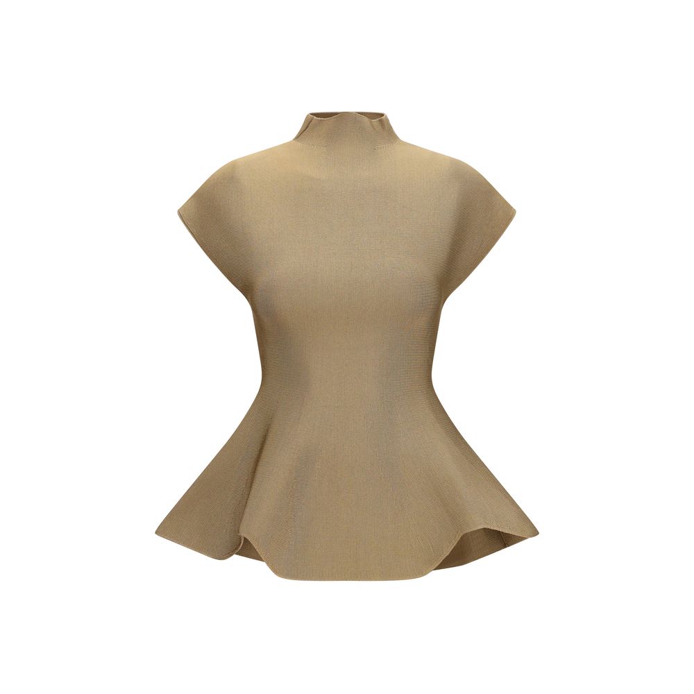 Khaite Beige Viscose Women's Blouse