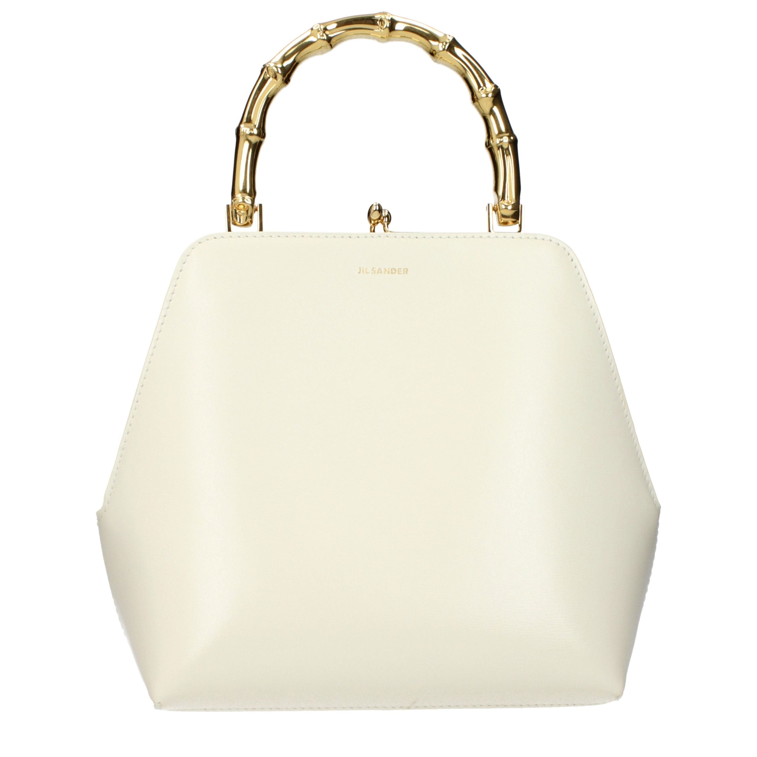 Jil Sander Beige Leather Women's Handbag