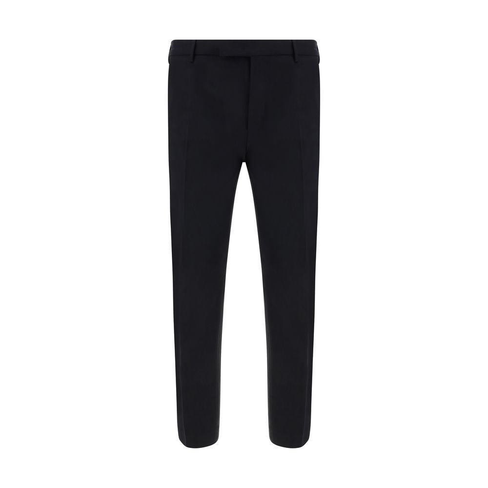 PT Pantaloni TORINO Black Elastane Dress Men's Pants