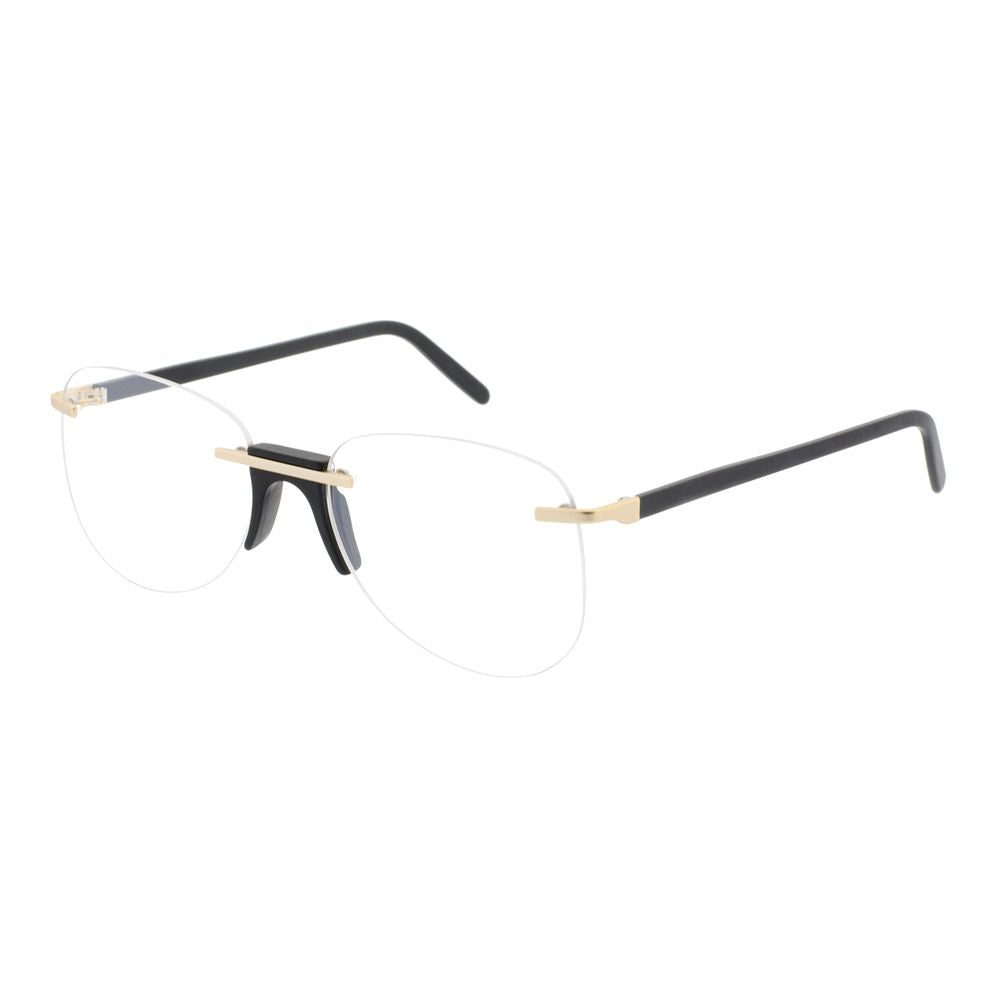 Andy Wolf Black Metal & Plastic Glasses  (Frames)