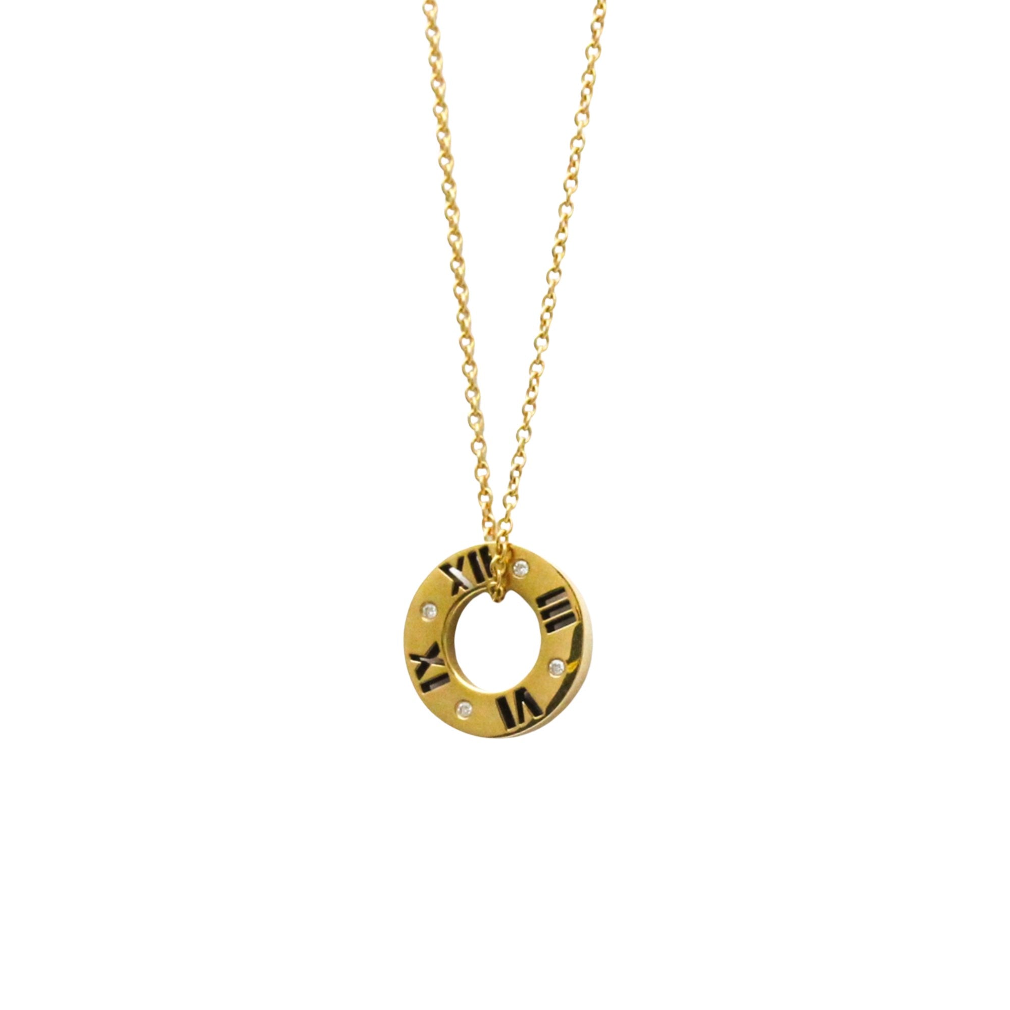 Tiffany & Co Atlas Gold Yellow Gold Necklace Jewelry (Pre-Owned)
