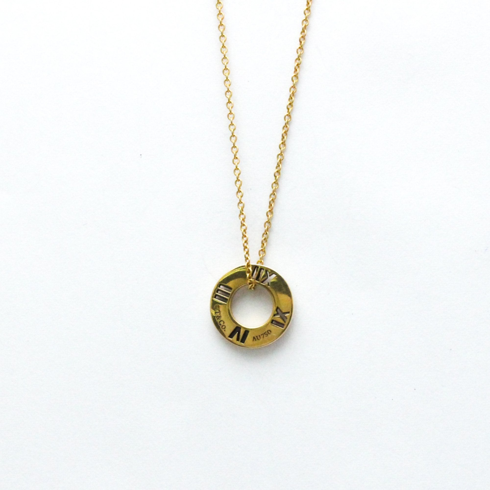 Tiffany & Co Atlas Gold Yellow Gold Necklace Jewelry (Pre-Owned)