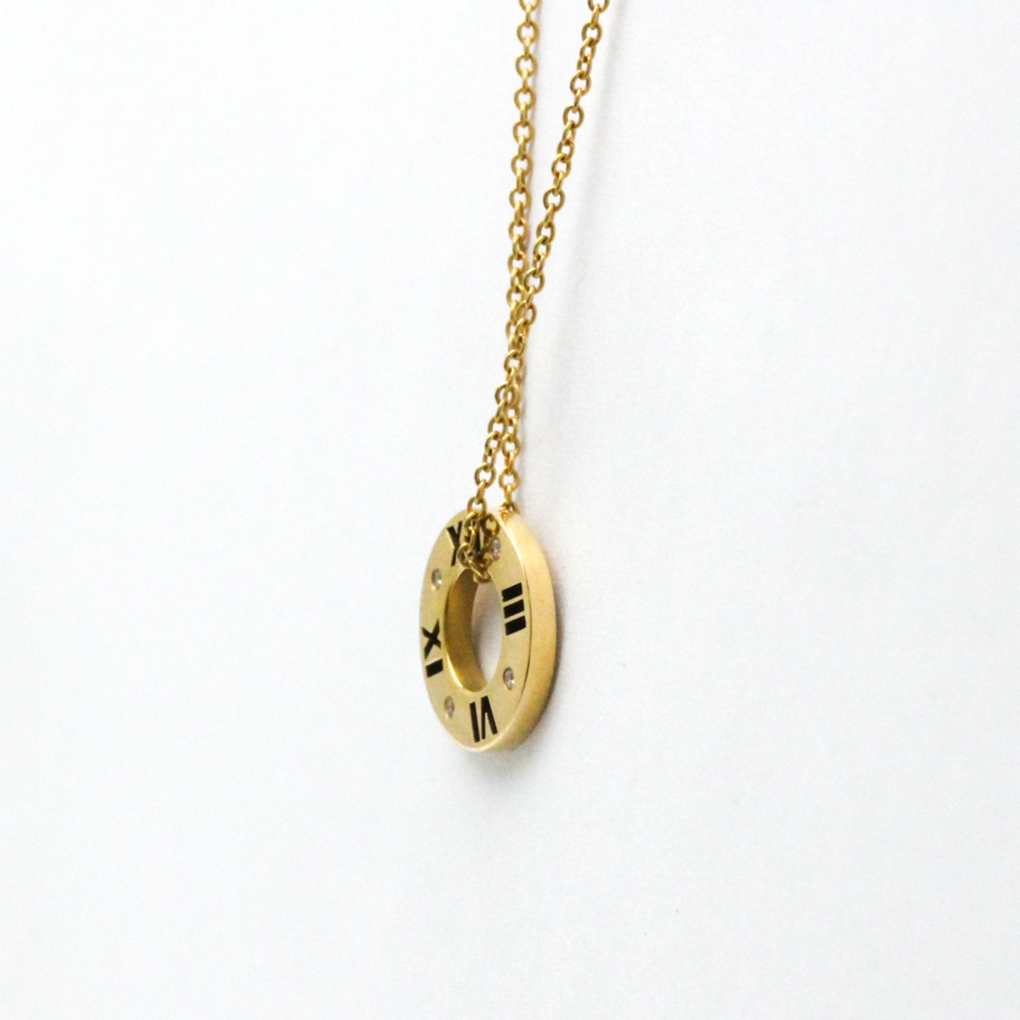 Tiffany & Co Atlas Gold Yellow Gold Necklace Jewelry (Pre-Owned)