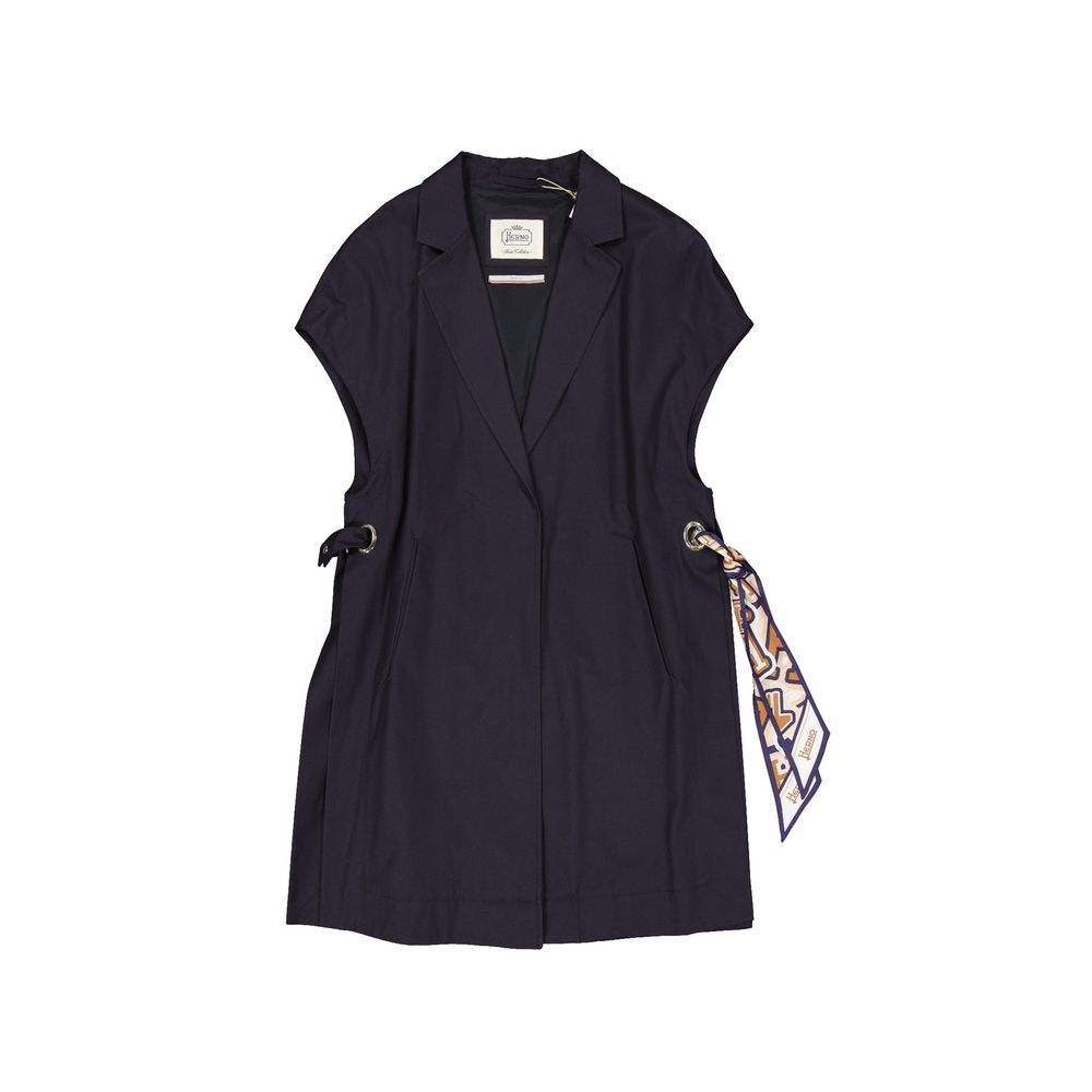 Herno Blue Cotton Women's Coat