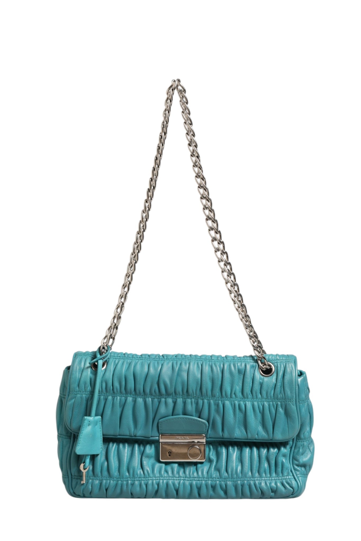 Prada Nappa Gaufre Flap Women's Bag (Pre-Owned)