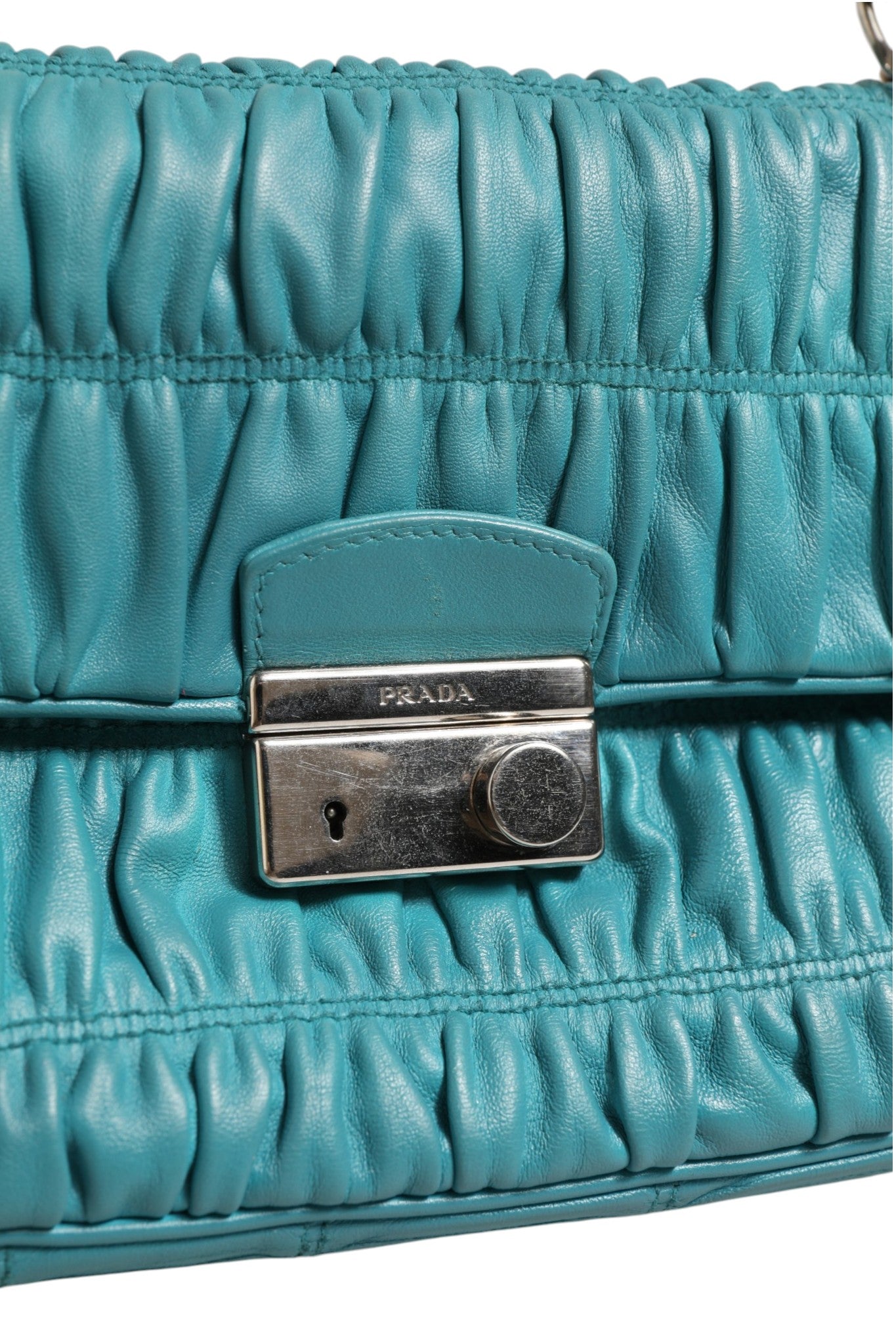 Prada Nappa Gaufre Flap Women's Bag (Pre-Owned)