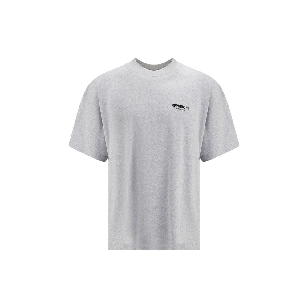 Represent Gray Cotton Men's T-Shirt