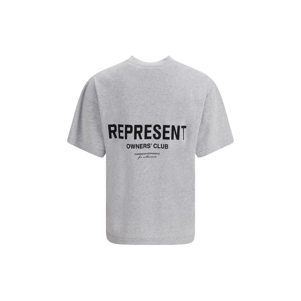 Represent Gray Cotton Men's T-Shirt