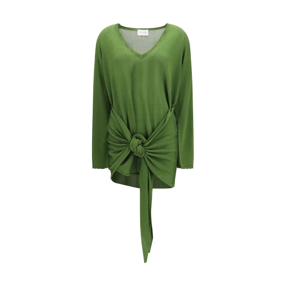 The Attico Bicolor Viscose Casual Women's Dress