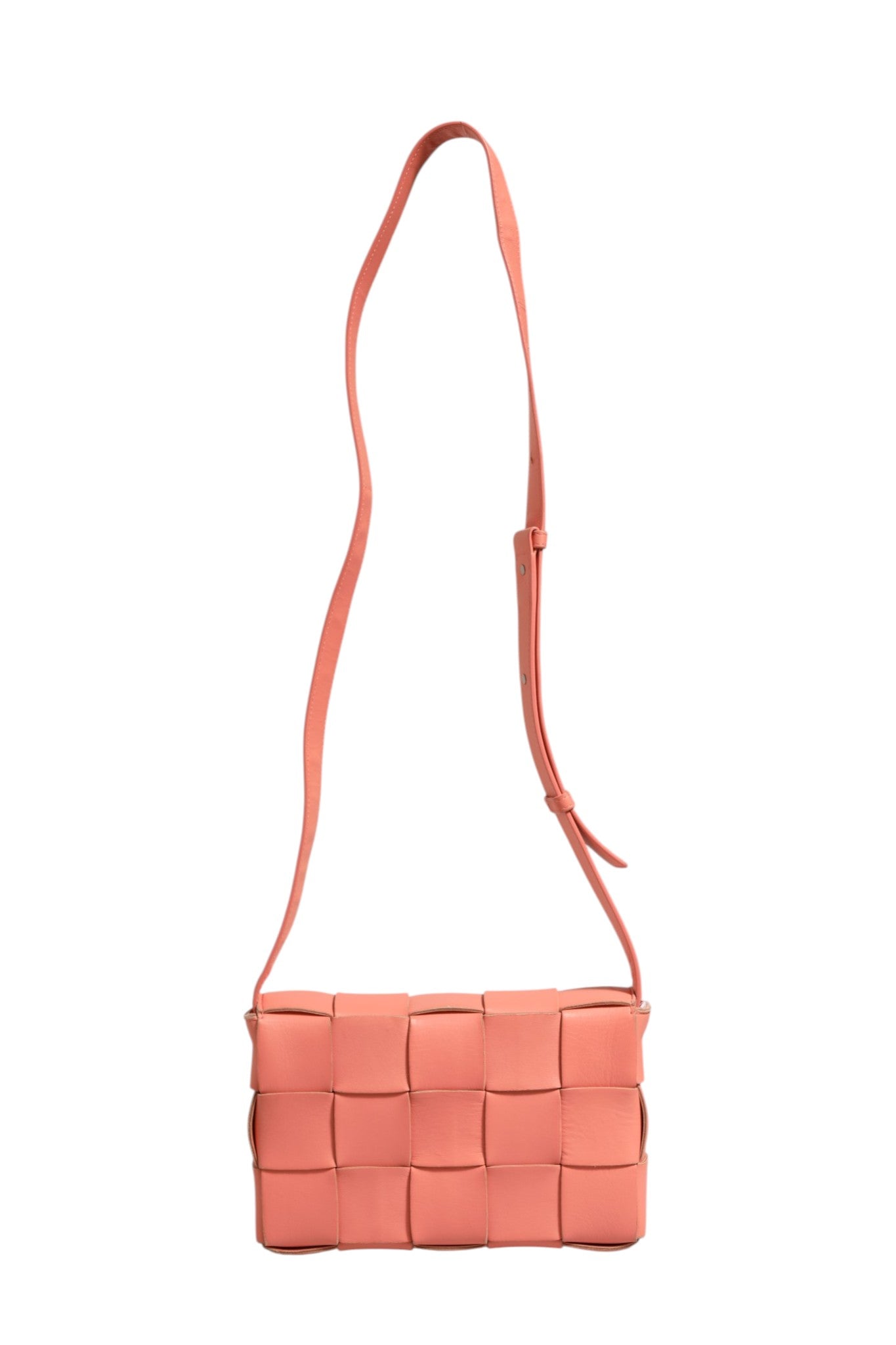 Bottega Veneta Lambskin Maxi Intrecciato Cassette Crossbody Women's Bag (Pre-Owned)