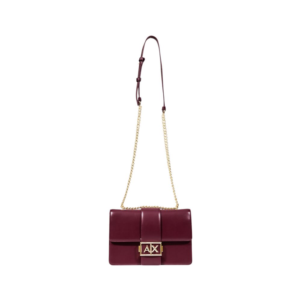 Armani Exchange Bordeaux Polyester Women's Handbag