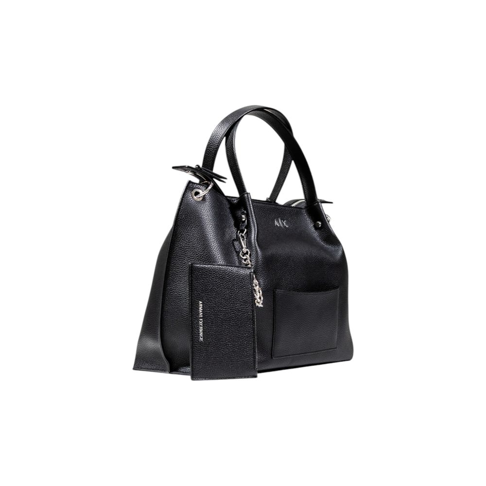 Armani Exchange Black Polyester Women's Handbag