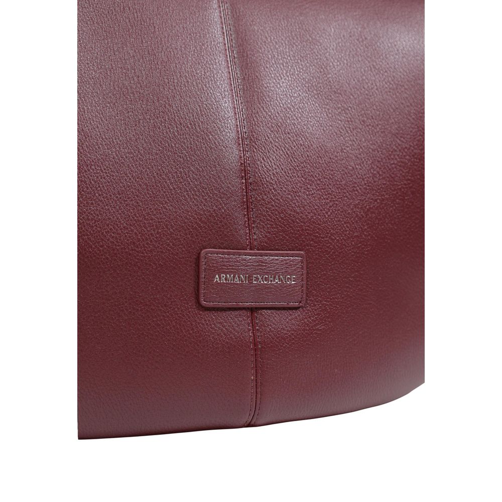 Armani Exchange Bordeaux Polyester Women's Handbag