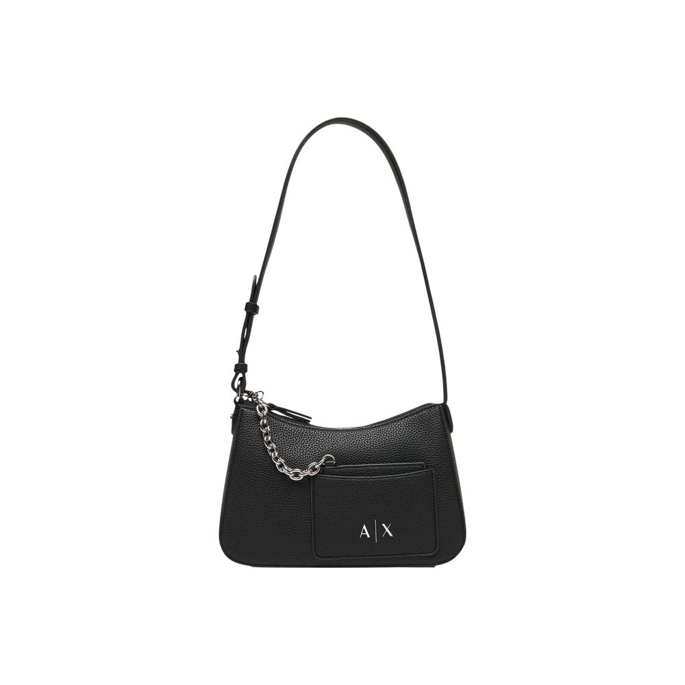 Armani Exchange Black Polyester Women's Handbag