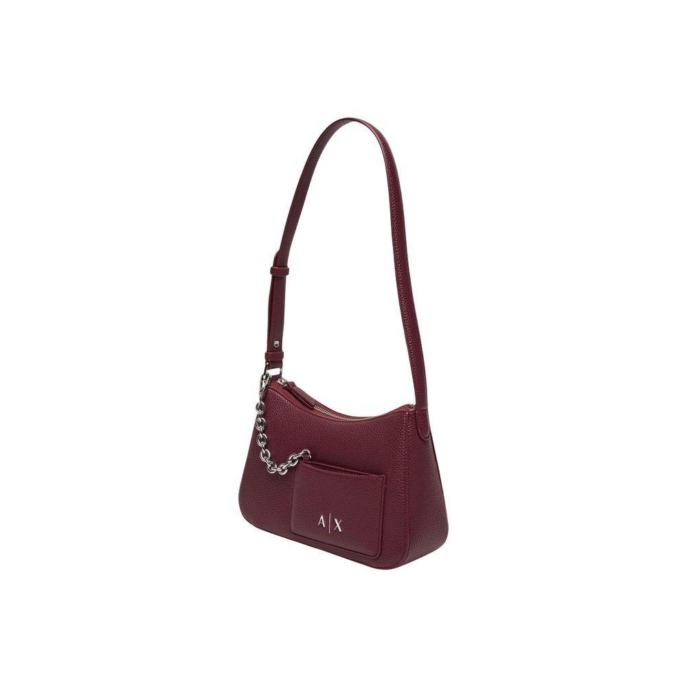 Armani Exchange Bordeaux Polyester Women's Handbag