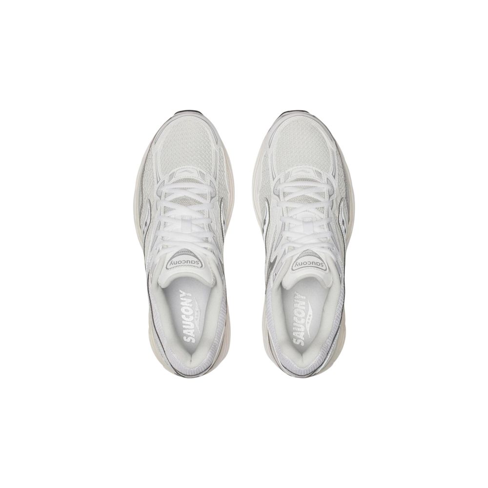 Saucony Silver Synthetic Athletic Men's Sneakers