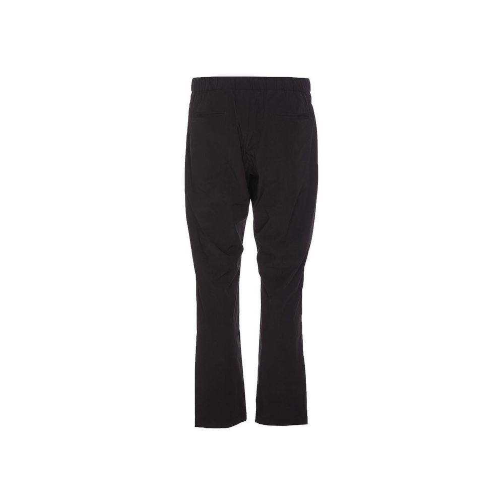 Herno Black Elastane Athletic Men's Pants