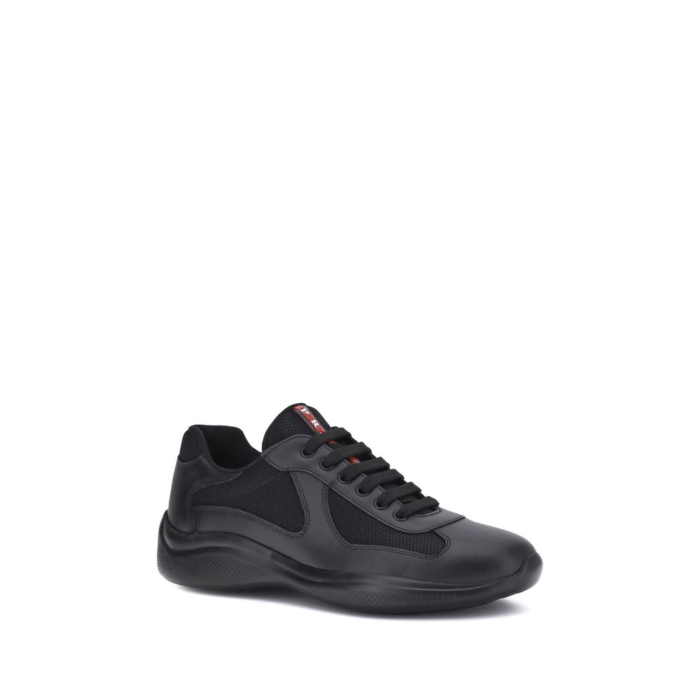 Prada Black Polyamide Men's Sneakers
