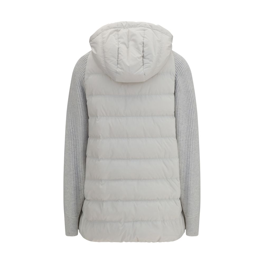 Brunello Cucinelli Gray Polyamide Women's Jacket