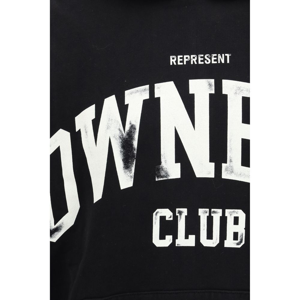 Represent Black Cotton Men's Sweatshirt