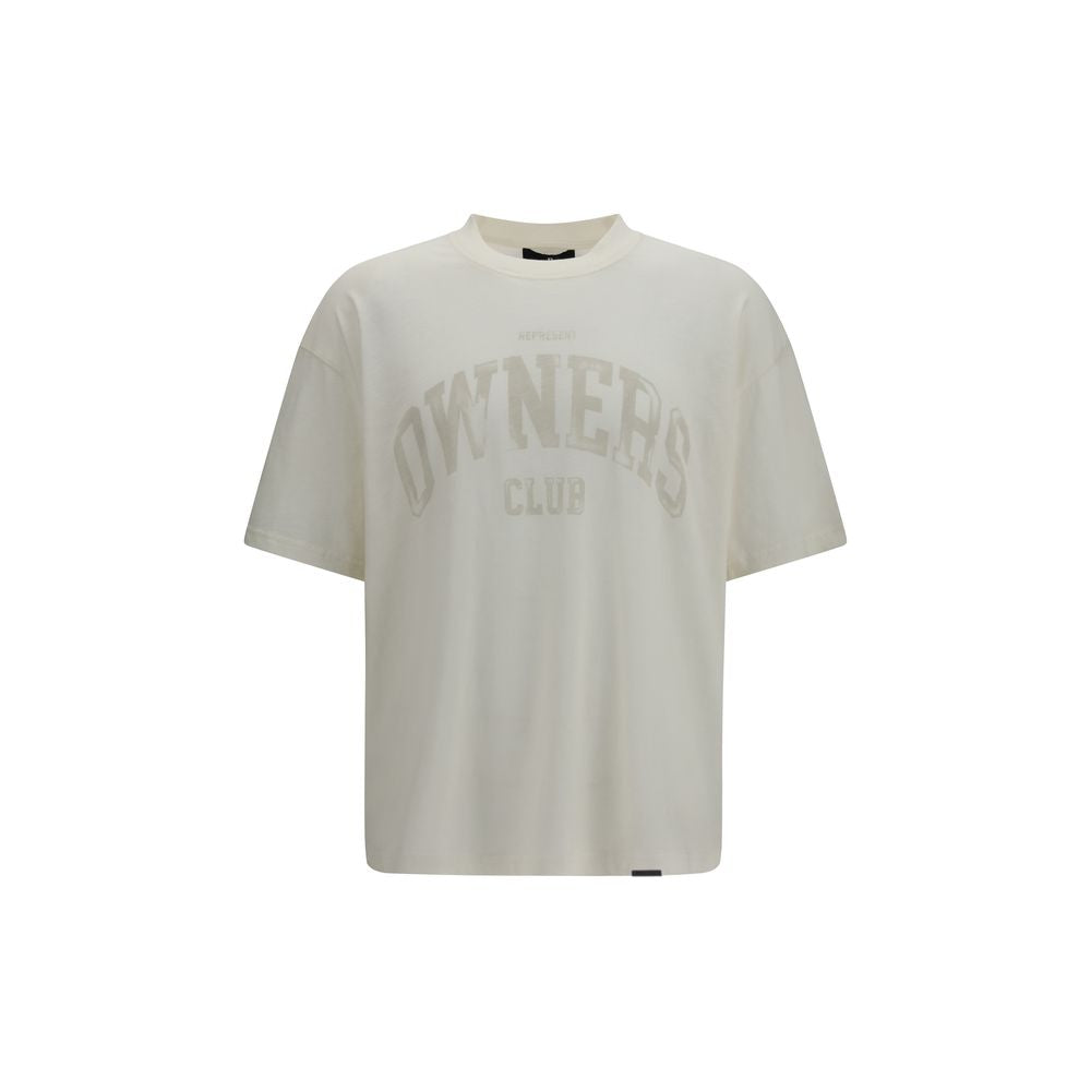 Represent White Cotton Men's T-Shirt