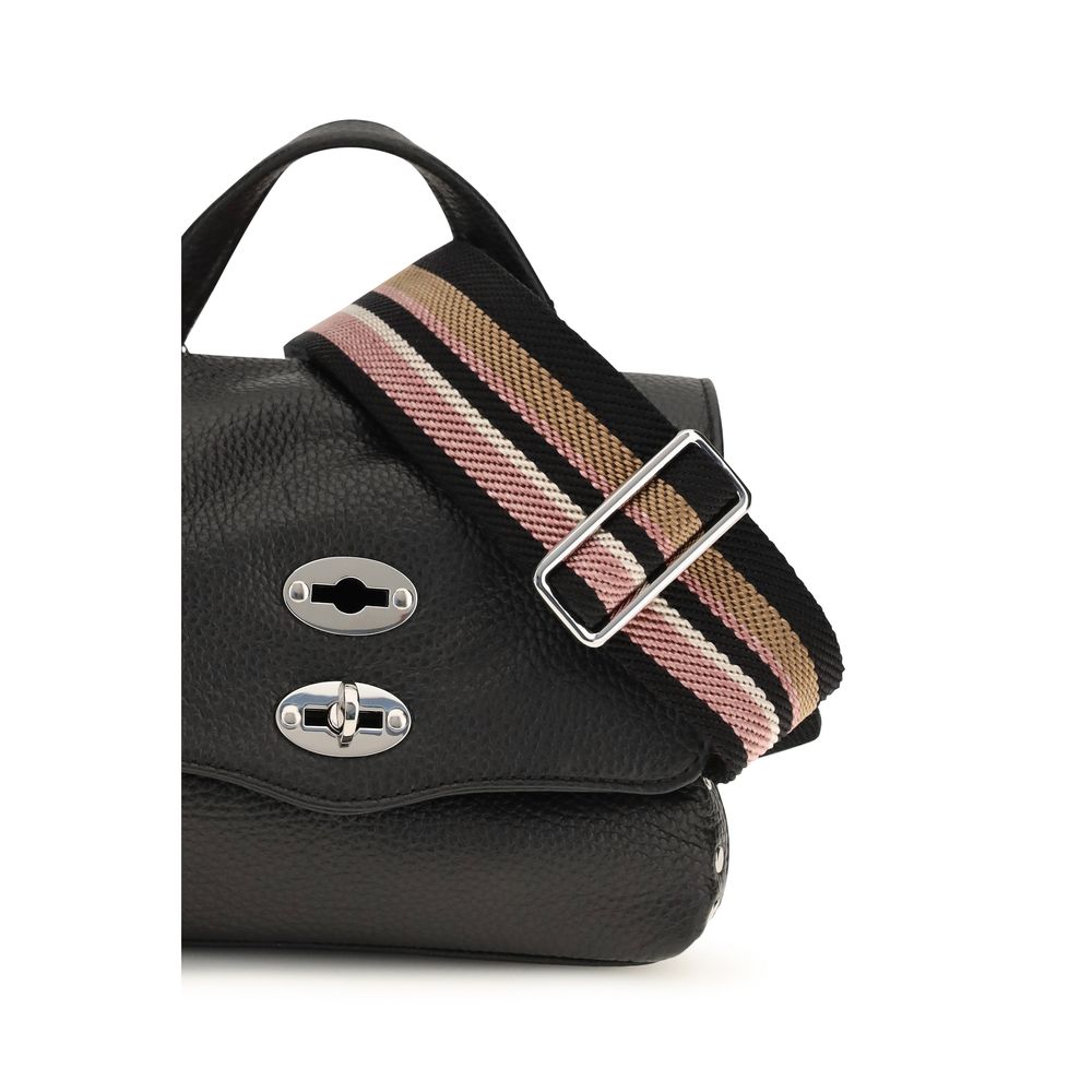 Zanellato Black Calf Leather Bos Taurus Shoulder Women's Bag