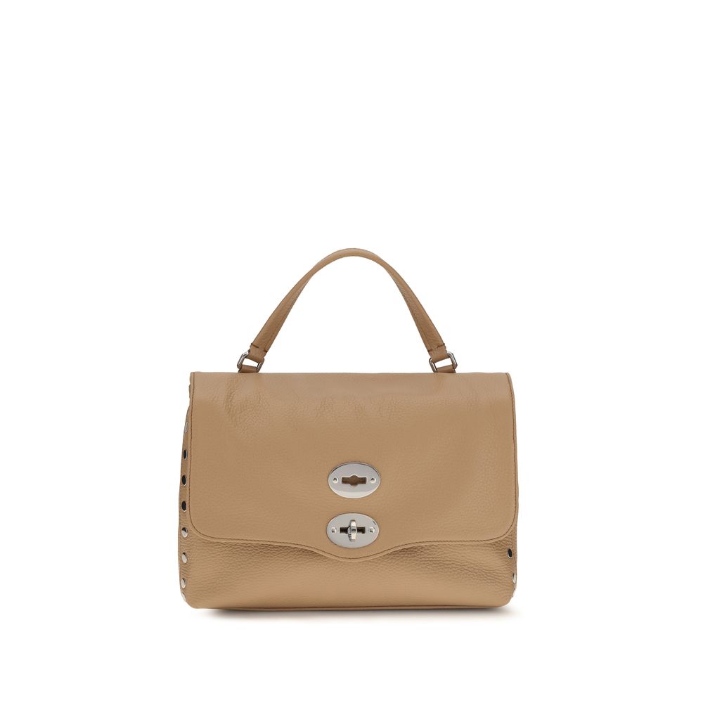 Zanellato Beige Calf Leather Bos Taurus Shoulder Women's Bag