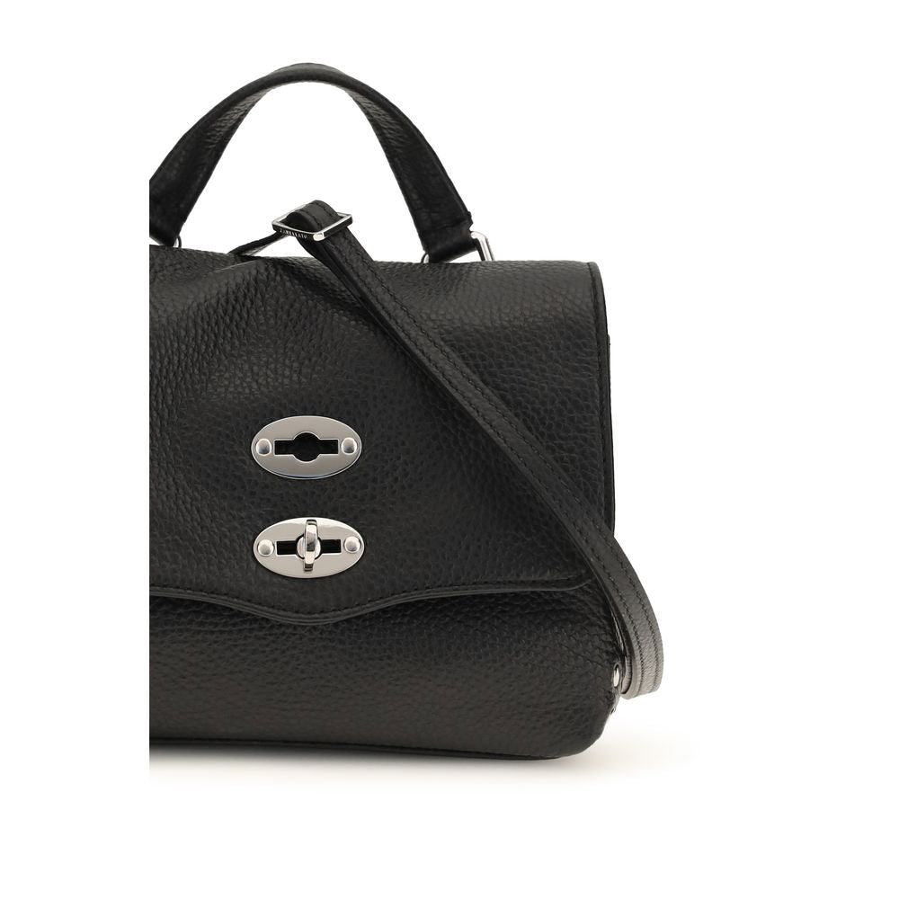 Zanellato Black Calf Leather Bos Taurus Shoulder Women's Bag