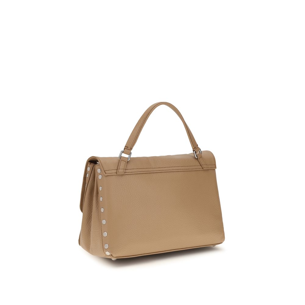 Zanellato Beige Calf Leather Bos Taurus Shoulder Women's Bag