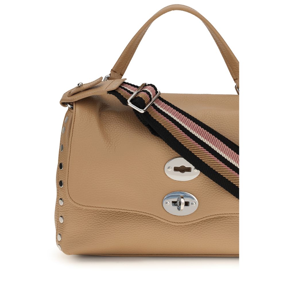 Zanellato Beige Calf Leather Bos Taurus Shoulder Women's Bag