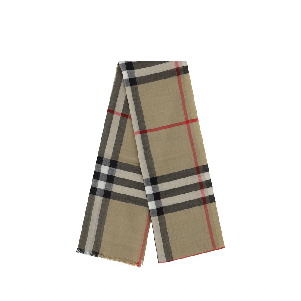 Burberry Brown Silk Women's Scarf