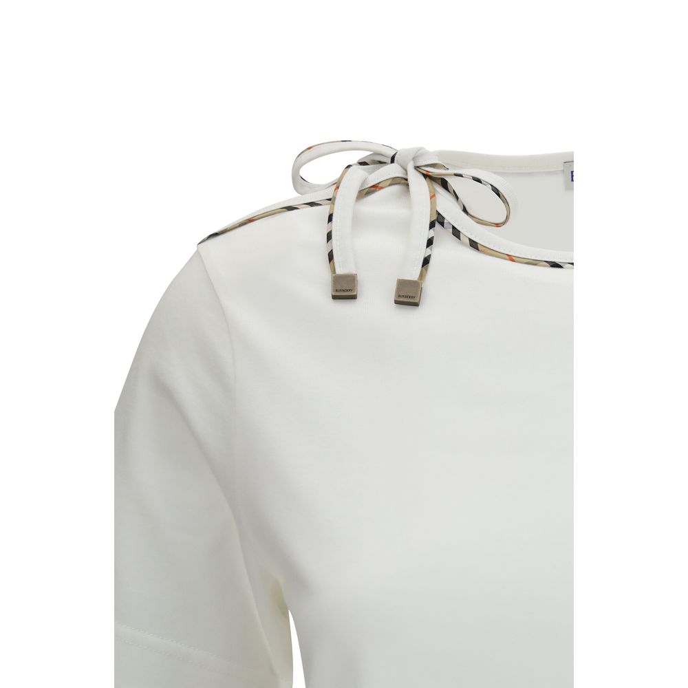 Burberry White Cotton Women's T-Shirt