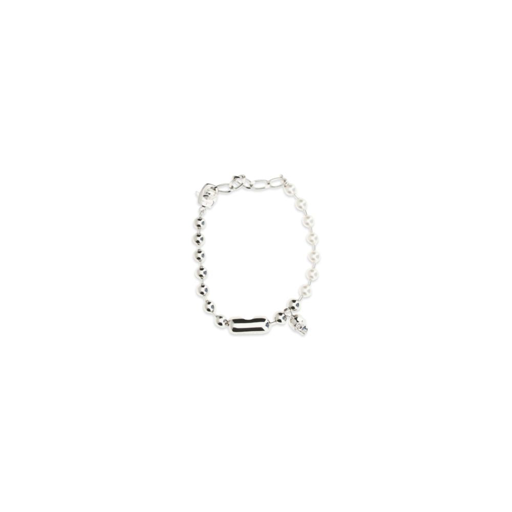 Alexander McQueen White Brass Men's Bracelet