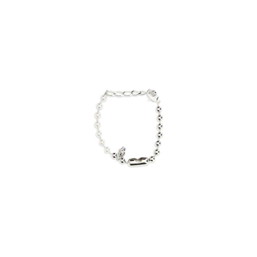 Alexander McQueen White Brass Men's Bracelet