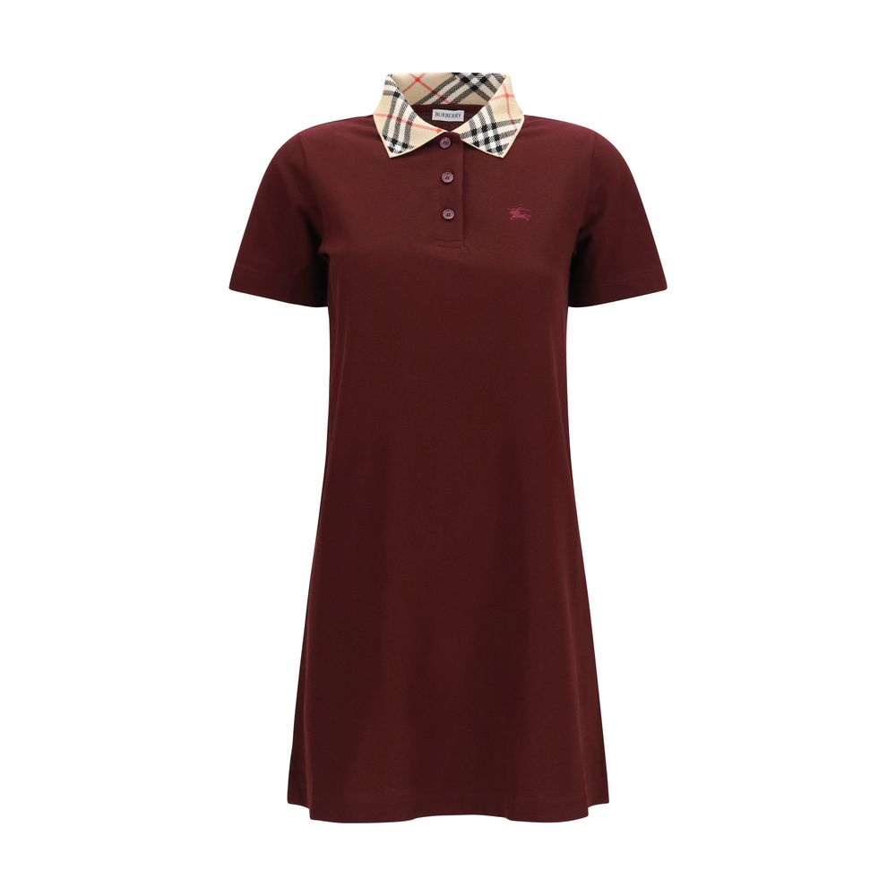 Burberry Bordeaux Cotton Casual Women's Dress