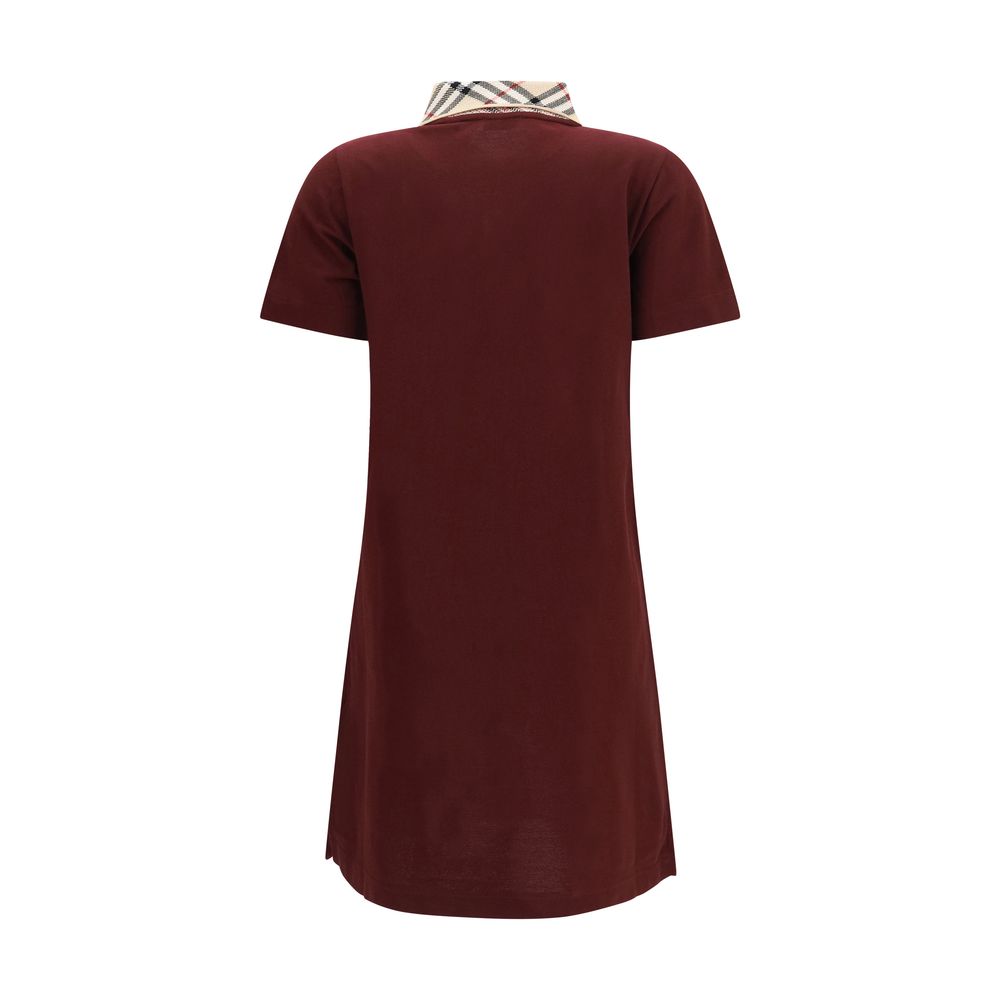 Burberry Bordeaux Cotton Casual Women's Dress