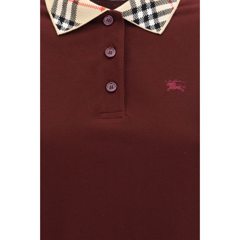 Burberry Bordeaux Cotton Casual Women's Dress