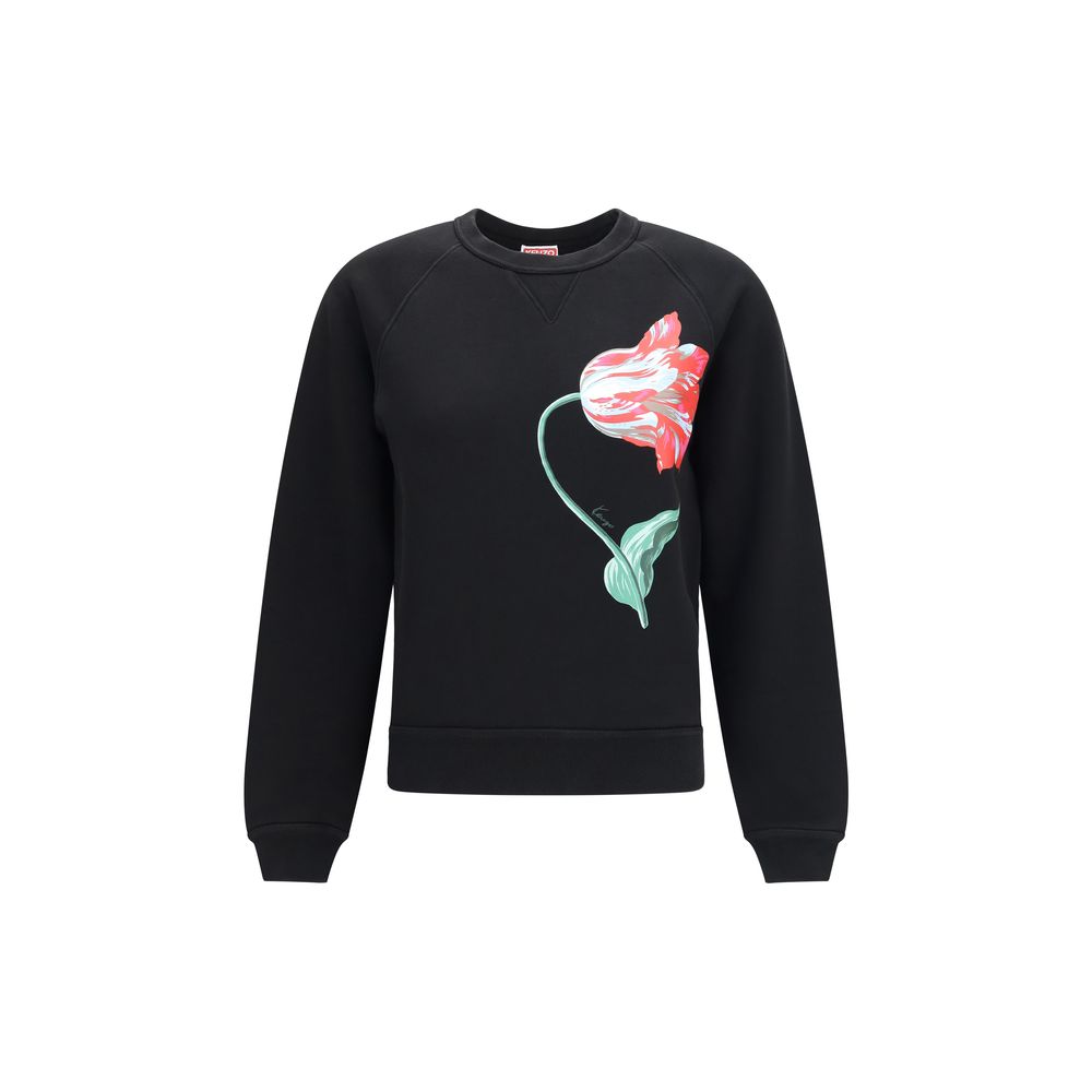 Kenzo Black Cotton Women's Sweatshirt