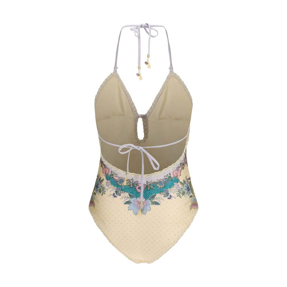 Zimmermann Beige Polyamide One-Piece Women's Swimsuit