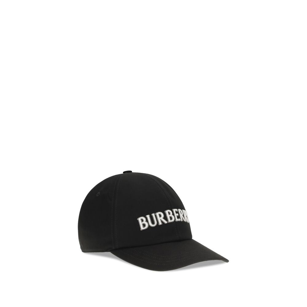 Burberry Black Cotton Cap (Baseball Men's Hat)