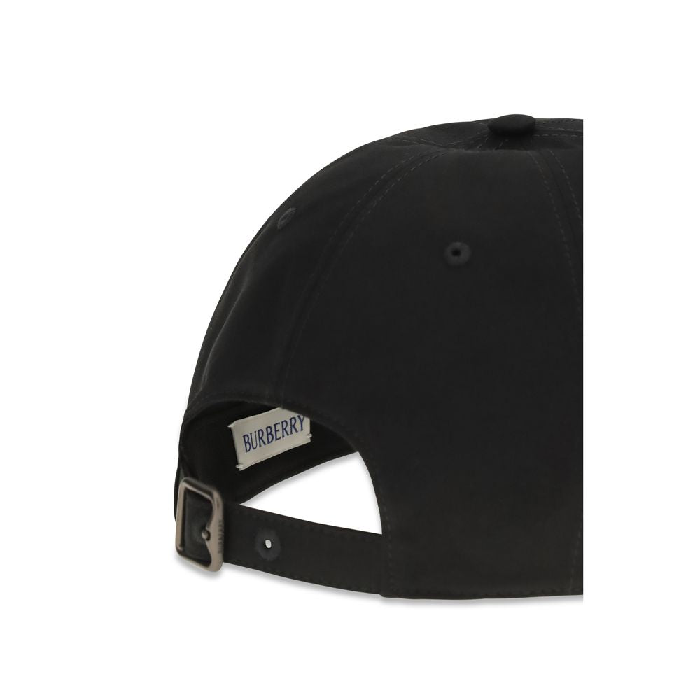 Burberry Black Cotton Cap (Baseball Men's Hat)