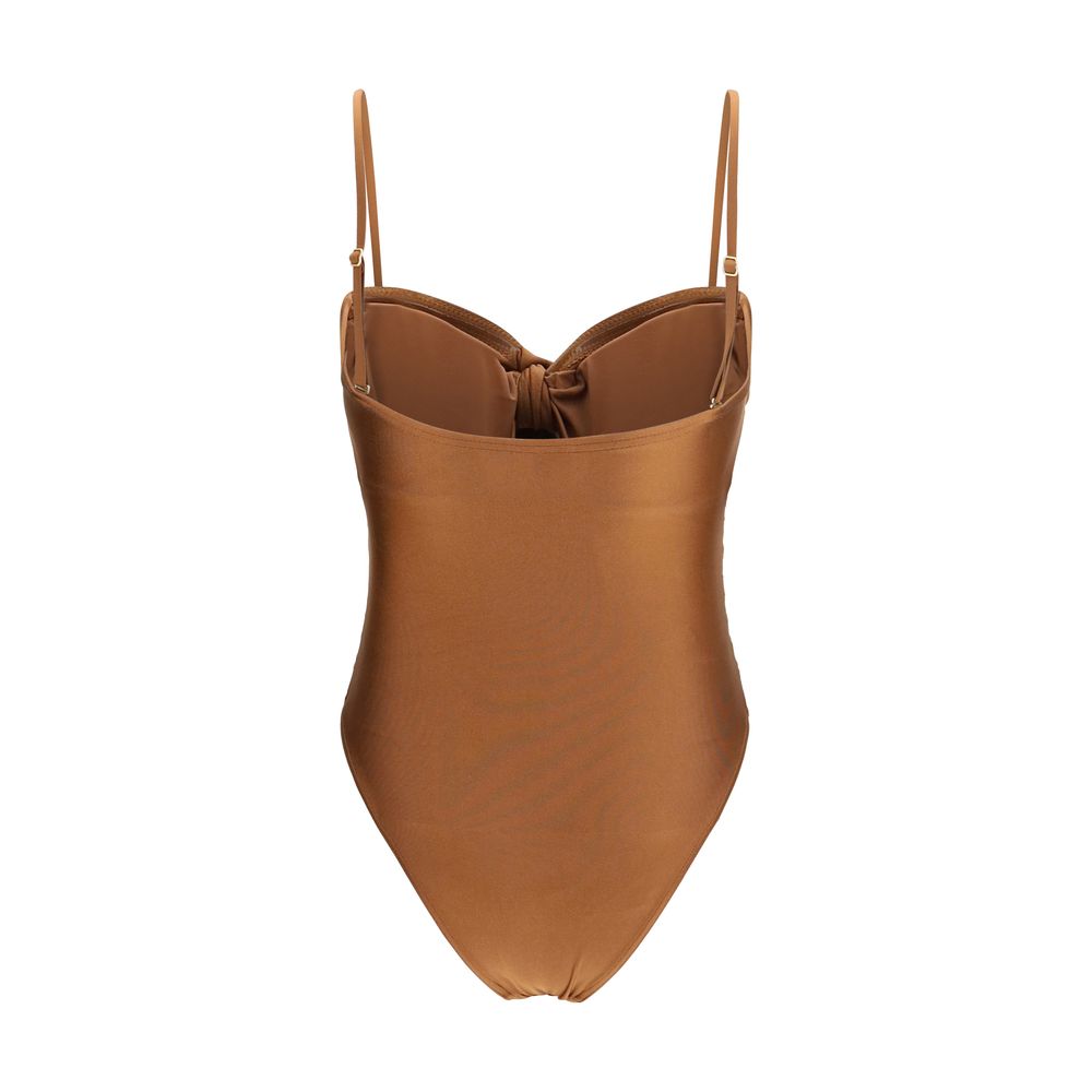 Zimmermann Beige Polyamide One-Piece Women's Swimsuit